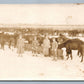 CAMP UPTON ANTIQUE REAL PHOTO POSTCARD RPPC