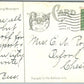 ATLANTIC CITY NJ BOARDWALK ROLLING CHAIRS 1910 ANTIQUE POSTCARD