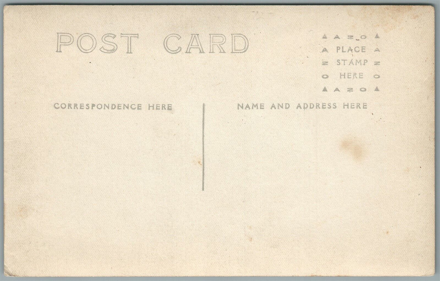 WWI US ARMY SOLDIER STUDIO PHOTO ANTIQUE REAL PHOTO POSTCARD RPPC