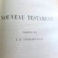 1896 FRENCH BIBLE LA SAINTE BIBLE antique Old and New Testament