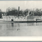 STEAMSHIP KENNEBEC VINTAGE REAL PHOTO POSTCARD RPPC