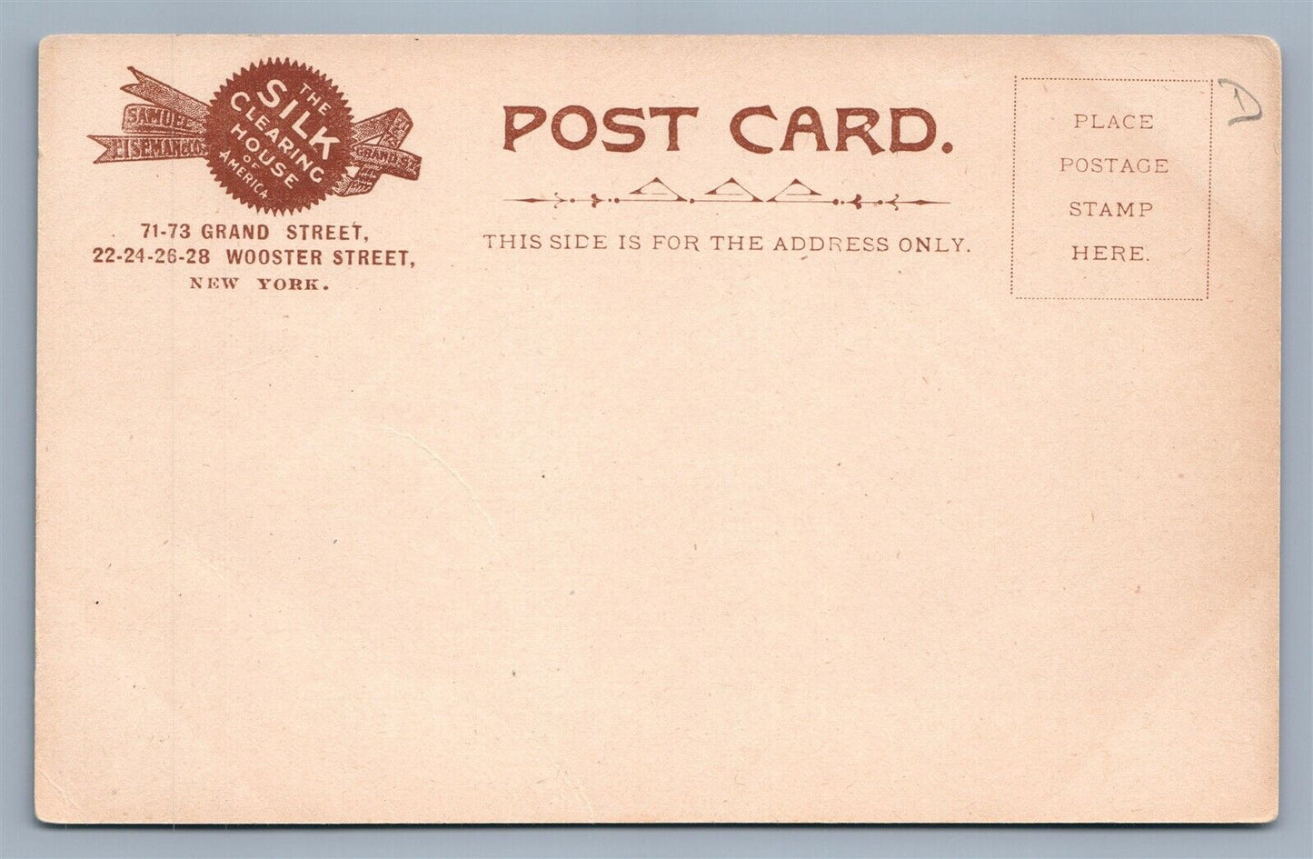 NEW YORK NY PARK ROW BUILDING ANTIQUE POSTCARD by J.KOEHLER