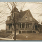CEDAR FALLS IA STREET SCENE ANTIQUE REAL PHOTO POSTCARD RPPC