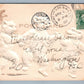 TEDDY BEARS DANCING ANTIQUE EMBOSSED POSTCARD
