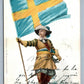 SWEDEN ANTIQUE POSTCARD by AXEL ELIASSONS KONSTFORLAG STOCKHOLM w/ STAMP