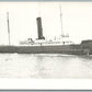 TUSCAN STEAMBOAT VINTAGE REAL PHOTO POSTCARD RPPC