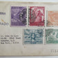 BRAZIL to NEW YORK USA 1948 VINTAGE COVER w/ STAMPS