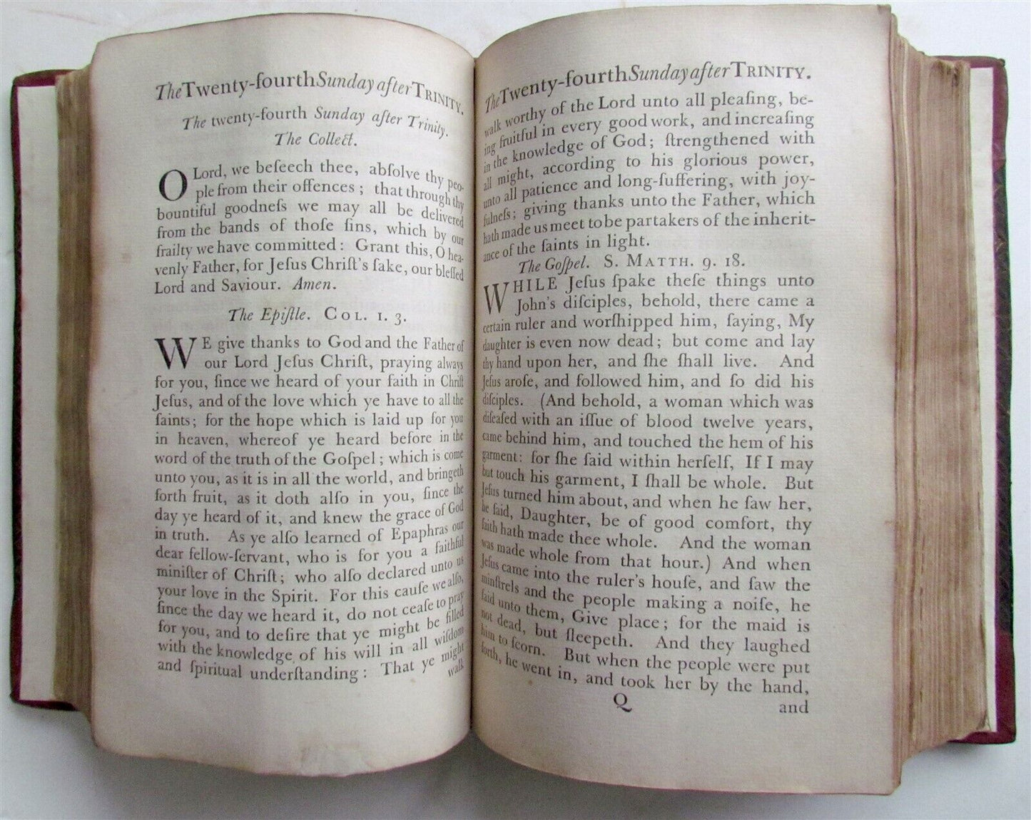 1762 Book of Common Prayer PRINTED by John Baskerville antique in ENGLISH