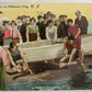 RESCUE AT ATLANTIC CITY N.J. ANTIQUE 1914 POSTCARD