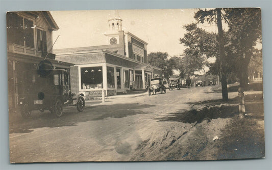 BLACKSTONE CIGAR ICE CREAM PARLOR WAITT A BOND ANTIQUE REAL PHOTO POSTCARD RPPC