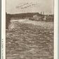 Eau Claire WI DELLS DAM & PAPER MILL ANTIQUE POSTCARD