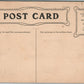 JERSEY CITY NJ COLONIAL NSURANCE ADVERTISING ANTIQUE POSTCARD TENNIS PLAYER CAT