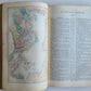 1858 BIBLE in ENGLISH antique SIGNED BINDING w/ DATED CLASP ILLUSTRATED w/ MAPS