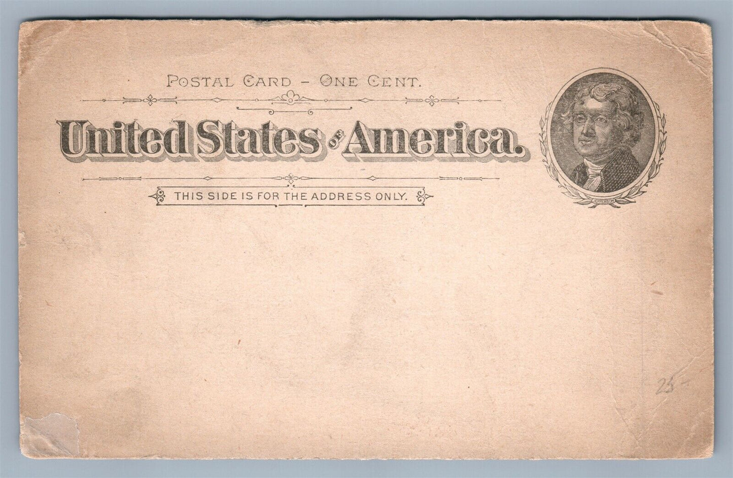 NIAGARA FALLS NY PIONEER ANTIQUE POSTCARD