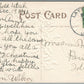 SANTA 1911 CHRISTMAS GREETINGS EMBOSSED ANTIQUE POSTCARD