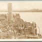 US WWI ERA MILITARY SHIP ANTIQUE REAL PHOTO POSTCARD RPPC