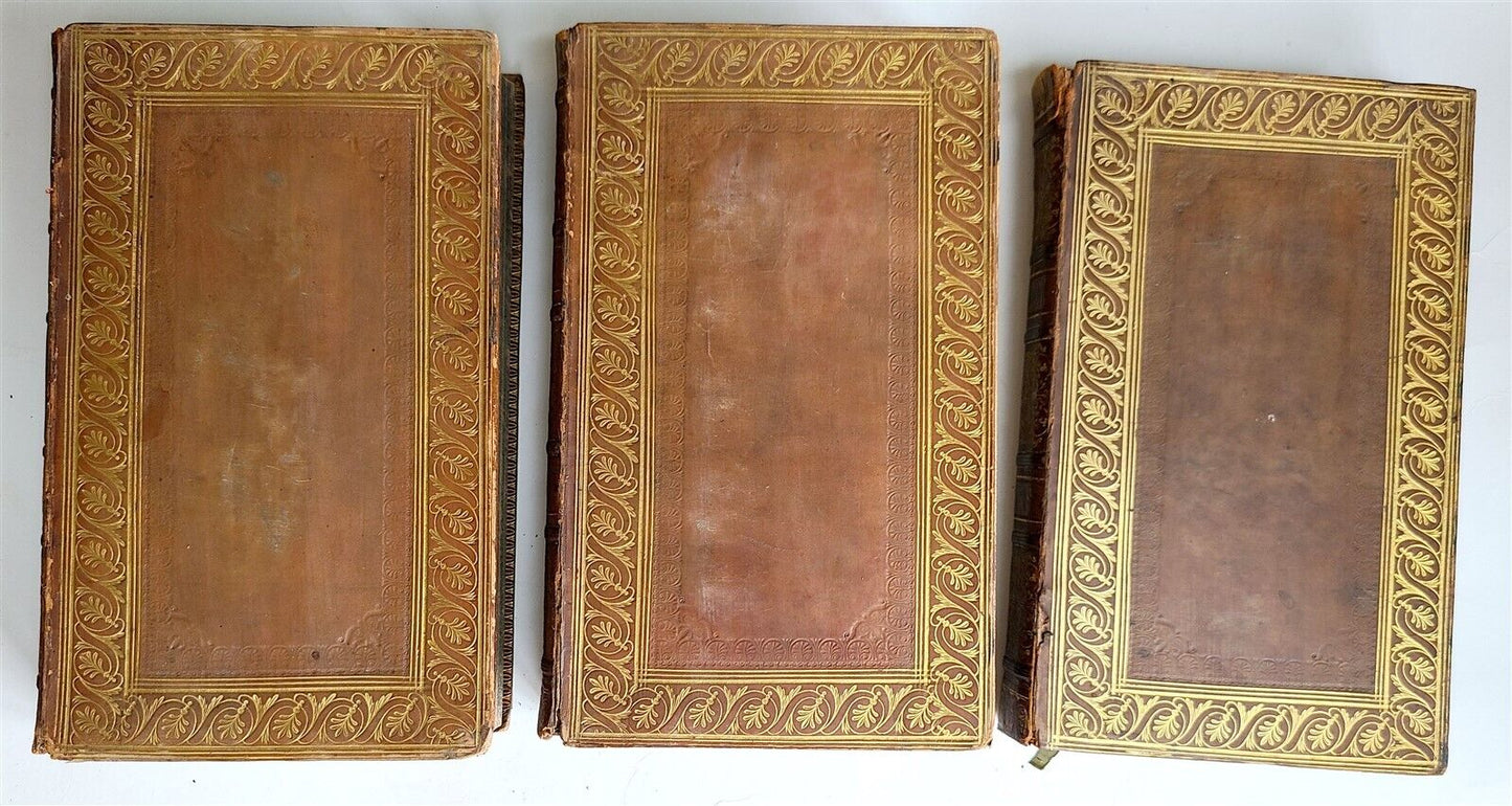 1816 DISCOURSES on VARIOUS SUBJECTS by J. TAYLOR 3 VOLS antique BOSTON AMERICANA