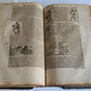 1598 COSMOGRAPHY by Sebastian Munster antique ILLUSTRATED original binding RARE