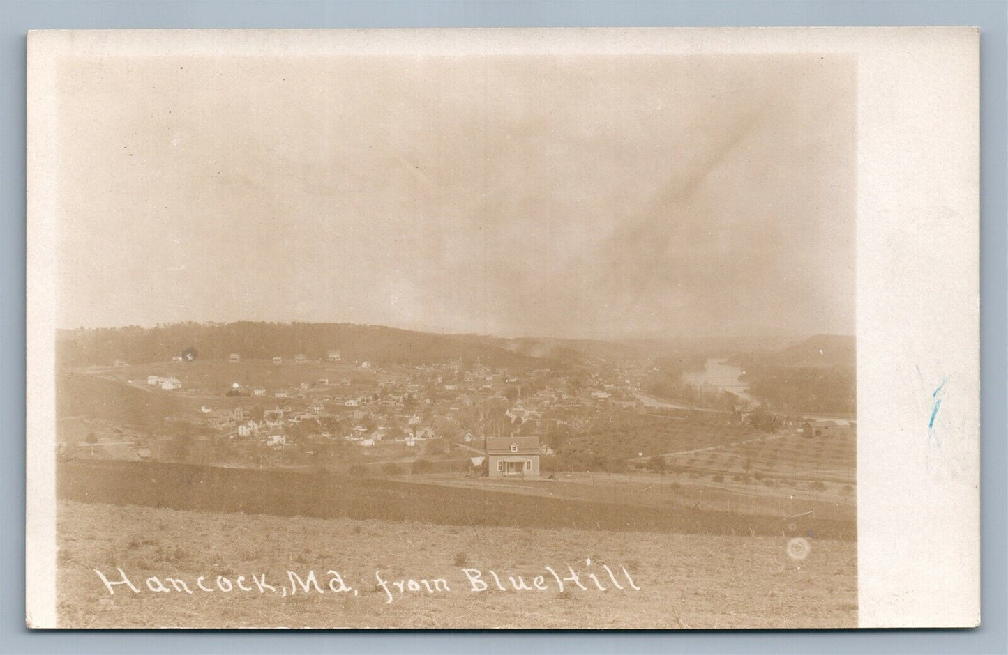 HANCOCK MA ANTIQUE REAL PHOTO POSTCARD RPPC
