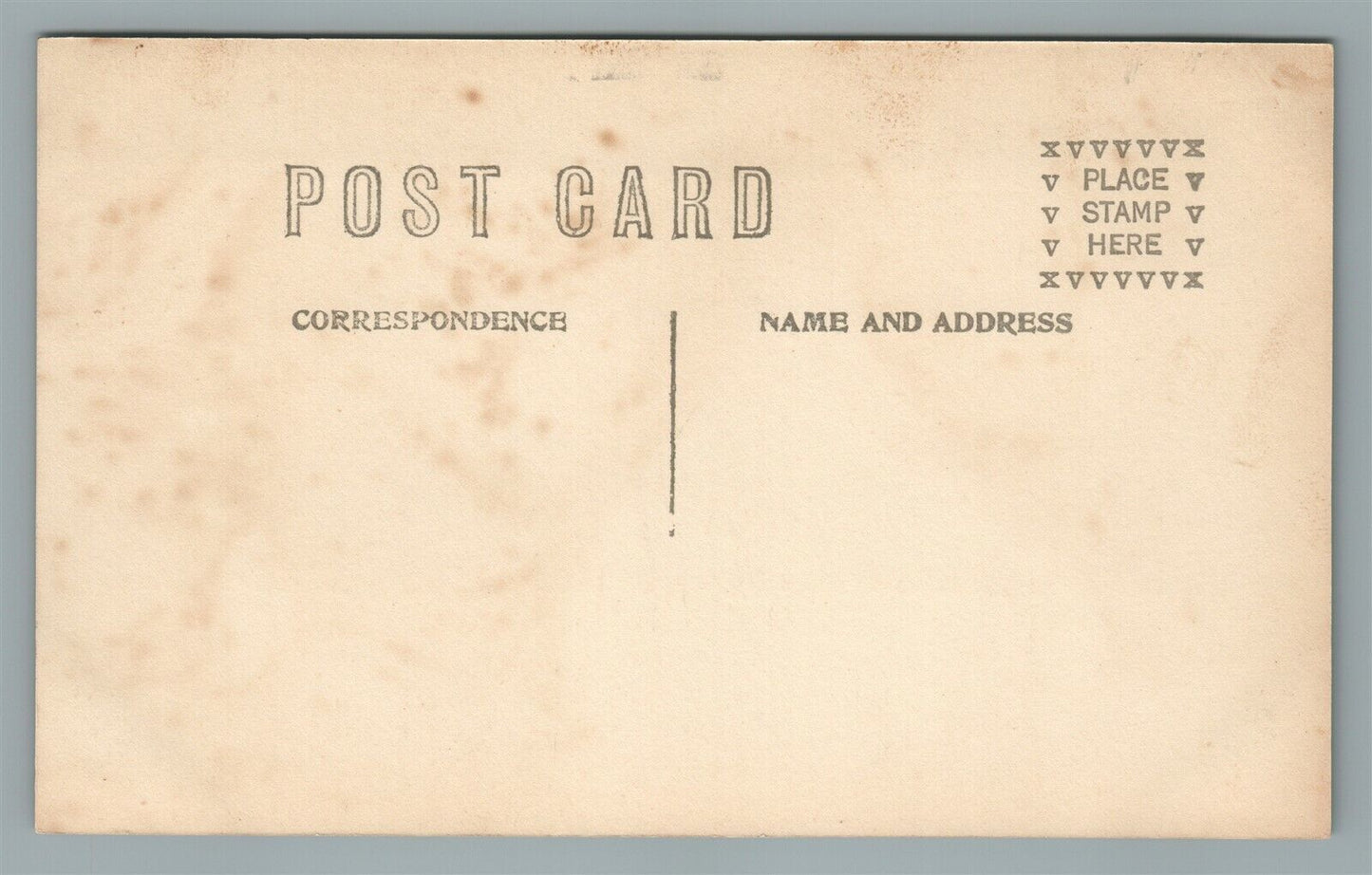 CATSKILL MTS NY ONEORA PARK BEAR AND FOX INN ANTIQUE REAL PHOTO POSTCARD RPPC