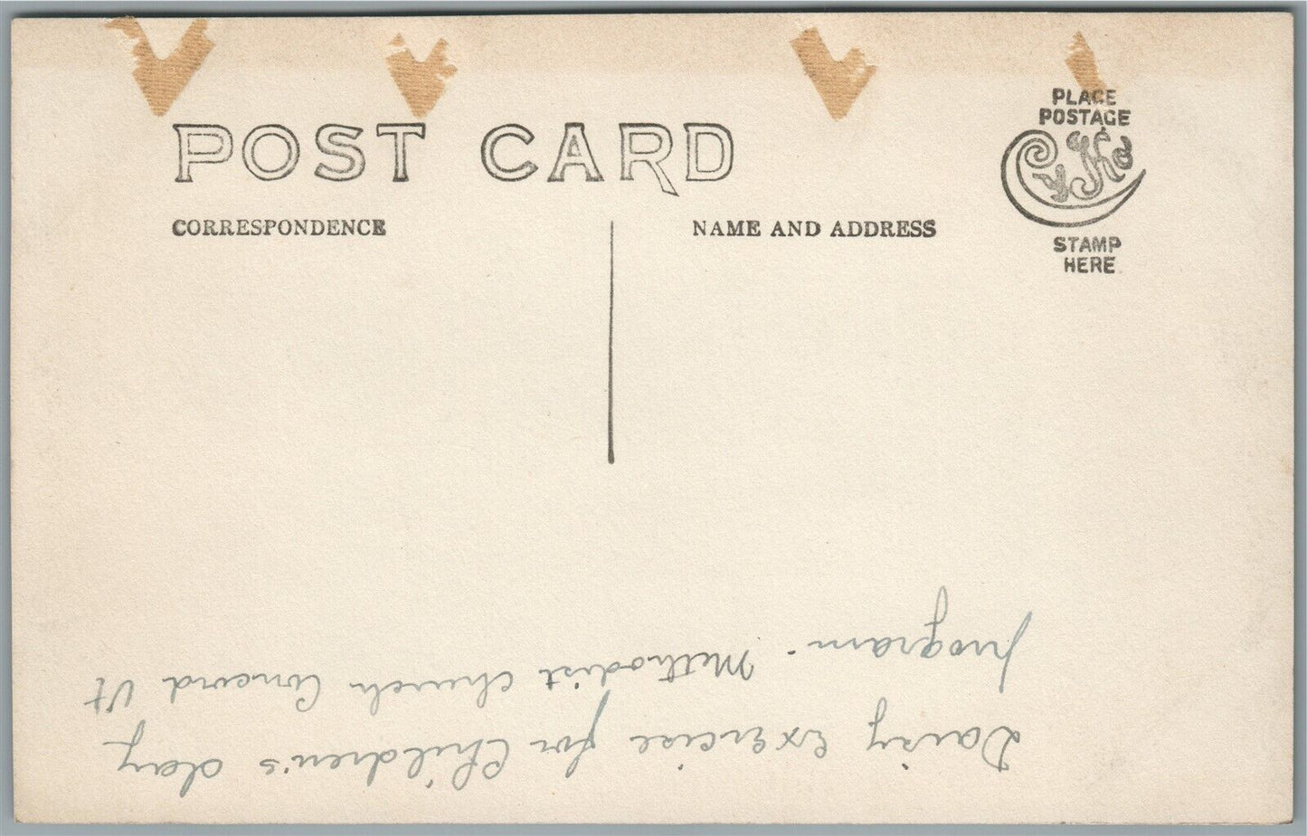 CONCORD VT CHILDREN'S DAY CHURCH PROGRAM ANTIQUE REAL PHOTO POSTCARD RPPC