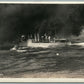 MILITARY SHIP USS PARROTT ANTIQUE REAL PHOTO POSTCARD RPPC