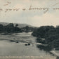 WARREN PA CONEWANGO CREEK 1909 UNDIVIDED ANTIQUE POSTCARD w/ CORK CANCEL