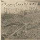 RAILWAY TRAIN HIT w/ DIRECT SHELL ANTIQUE REAL PHOTO POSTCARD RPPC accident