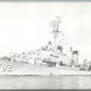 MILITARY SHIP USS ROWAN VINTAGE REAL PHOTO POSTCARD RPPC