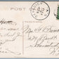 GLOVERSVILLE NY ECCENTRIC CLUB 1911 ANTIQUE POSTCARD