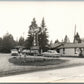 ST.IGNACE MI ISLAND VIEW LODGE MOTEL VINTAGE REAL PHOTO POSTCARD RPPC