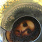 RUSSIAN ICON of ST. ALEXANDER NEVSKY w/ SILVER OKLD & KIOT ANTIQUE HAND PAINTED