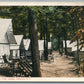 ANGOLA NY UPPER RIDGE PINE LODGE ANTIQUE POSTCARD