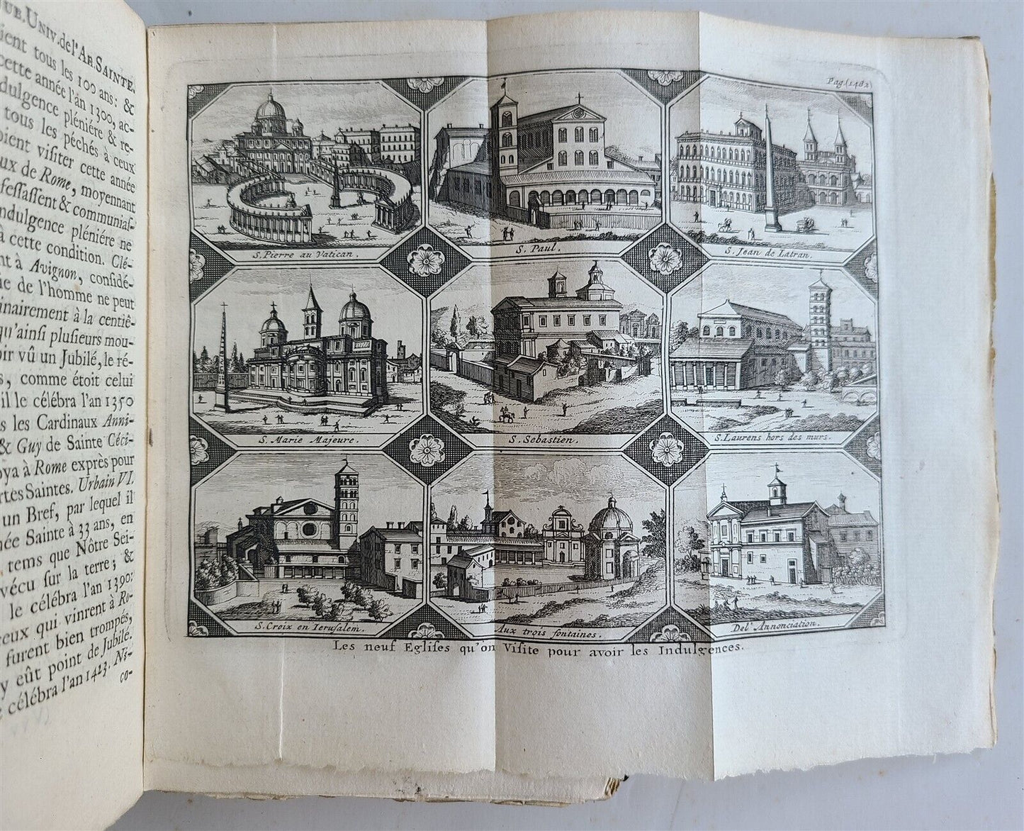 1713 ROME MODERNE antique ILLUSTRATED 5 VOLUMES