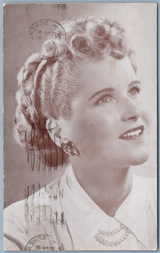 SCHENECTADY NY MAJESTIC BEAUTY SALON ADVERTISING 1949 VINTAGE POSTCARD