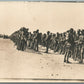 WWI AMERICAN SOLDIERS ANTIQUE REAL PHOTO POSTCARD RPPC