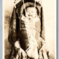 AMERICAN INDIAN HAPPY PAPOOSE ANTIQUE REAL PHOTO POSTCARD RPPC