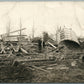 SPARTANSBURG PA AFTER TORNADO ANTIQUE REAL PHOTO POSTCARD RPPC