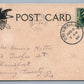 ACCOMAC PA THE GLEN 1906 ANTIQUE POSTCARD w/ CORK CANCEL