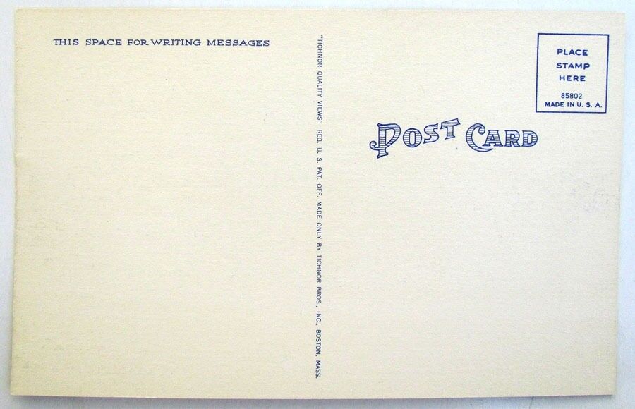 VINTAGE POSTCARD - QUAKER MEETING HOUSE QUAKERTOWN BUCKS COUNTY PA