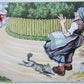 1907 VINTAGE UNDIVIDED COMIC POSTCARD - AUTO SPEEDING