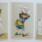 NORTH ADAMS MA GROCERIES LAUTZ BROS. SOAP SET OF 3 ANTIQUE VICTORIAN TRADE CARDS