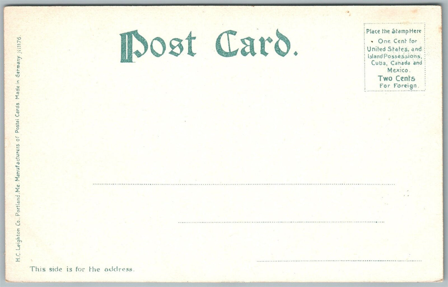 ASBURY PARK NJ FROM BOARDWALK UNDIVIDED ANTIQUE POSTCARD