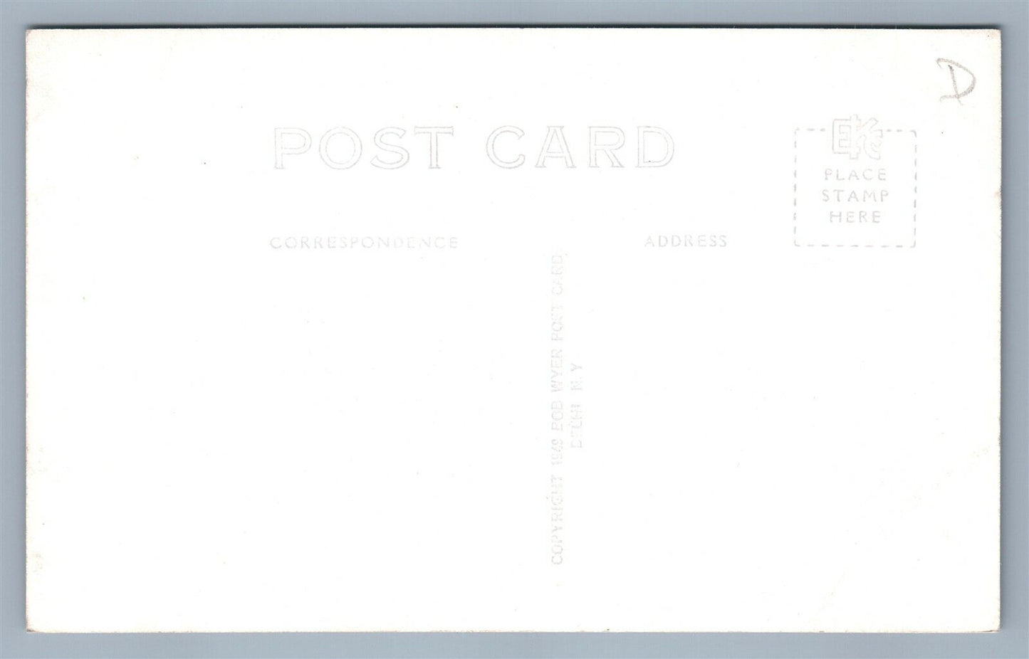 COOPERSTOWN NY BASEBALL DOUBLEDAY FIELD ANTIQUE REAL PHOTO POSTCARD RPPC