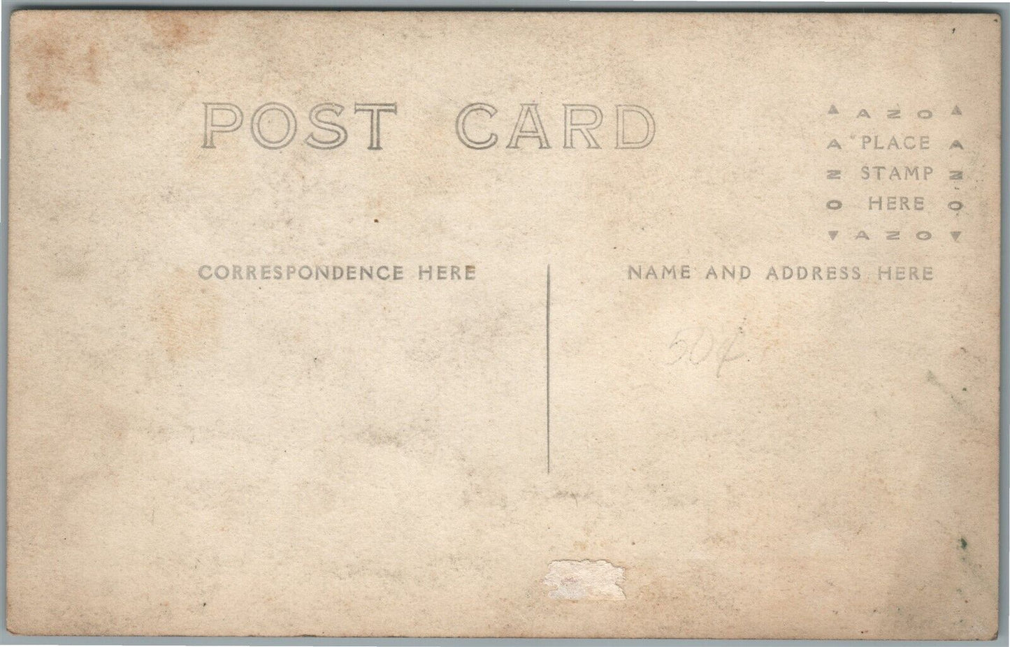 DRESSED YOUNG LADY ANTIQUE REAL PHOTO POSTCARD RPPC