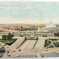 UNION RAILWAY STATION & CAPITOL HILL PROVIDENCE R.I. 1911 ANTIQUE POSTCARD