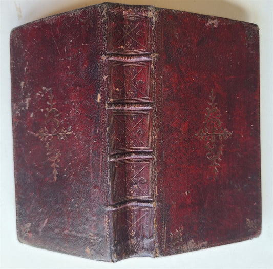 1777 BOOK OF COMMON PRAYER & PSALTER ENGLISH ANTIQUE Cambridge ORIGINAL MOROCCO