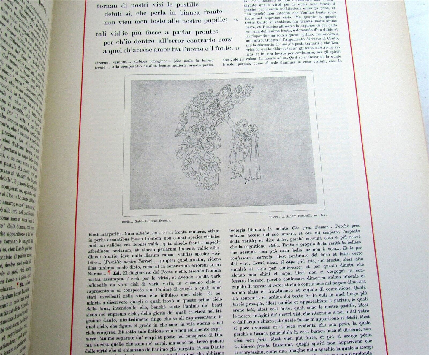 1924-39 DANTE DIVINA COMMEDIA NELLE FIGURAZIONE ARTISTICA antique MASSIVE FOLIO