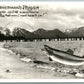 FISHERMAN'S PRAYER FISHING EXAGGERATED 1946 VINTAGE REAL PHOTO POSTCARD RPPC