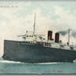 SS PERE MARQUETTE No. 13 STEAMSHIP ANTIQUE POSTCARD